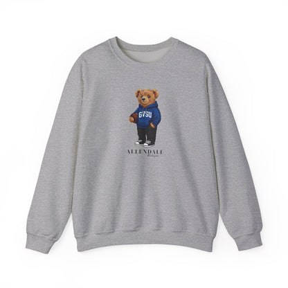 Allendale, Michigan Teddy Bear Crewneck Sweatshirt