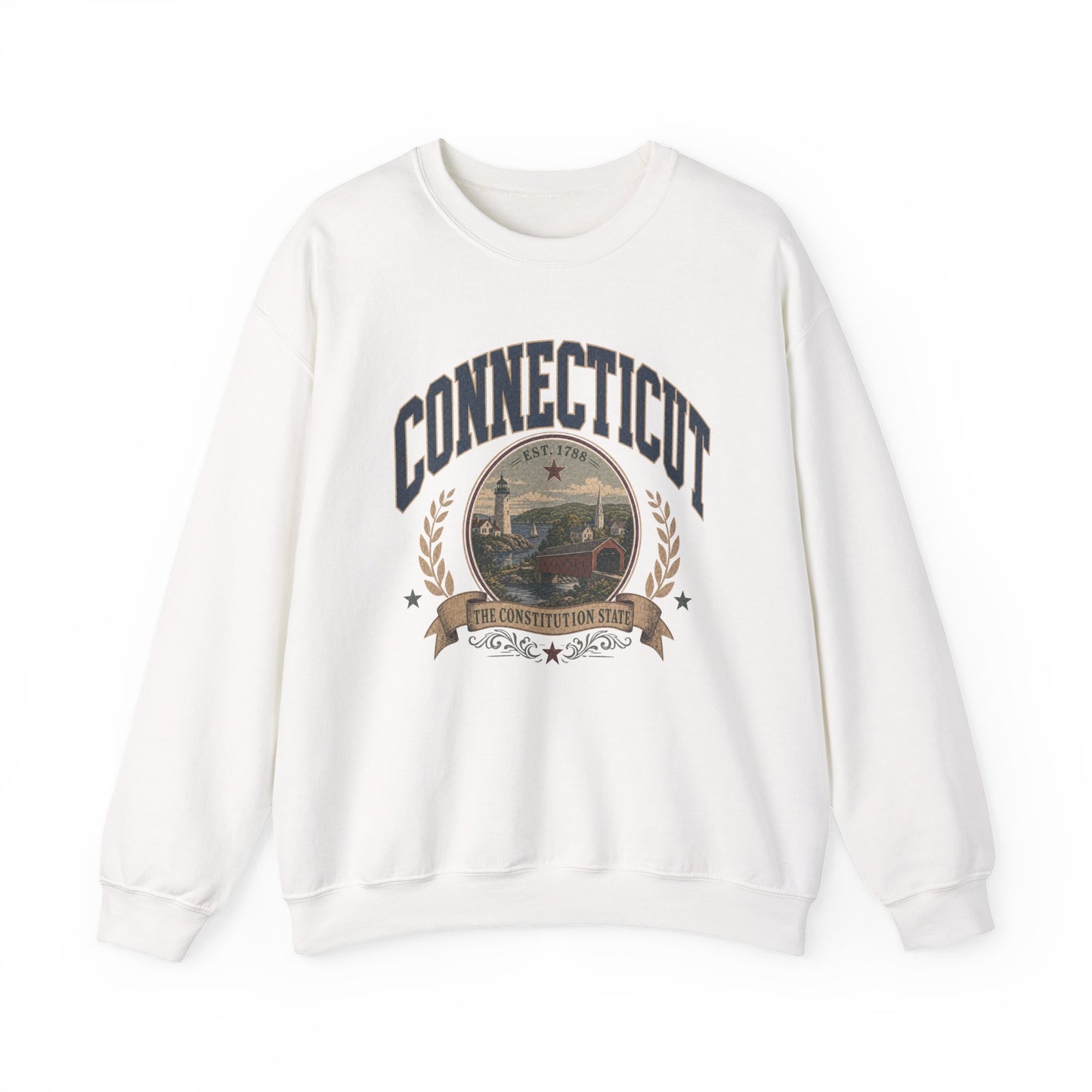 Vintage Connecticut Crewneck Sweatshirt