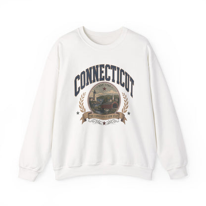 Vintage Connecticut Crewneck Sweatshirt