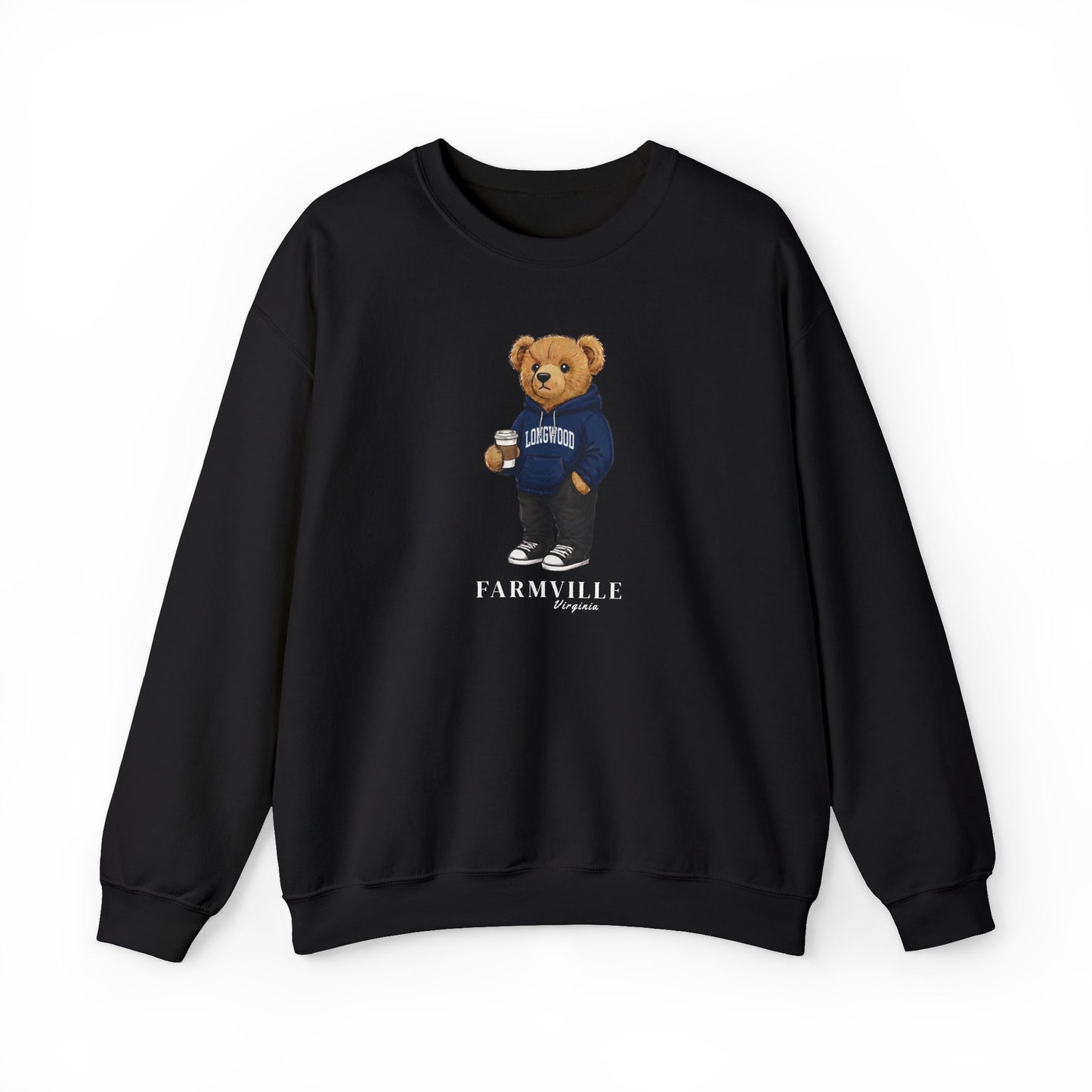Farmville, Virginia Teddy Bear Crewneck Sweatshirt