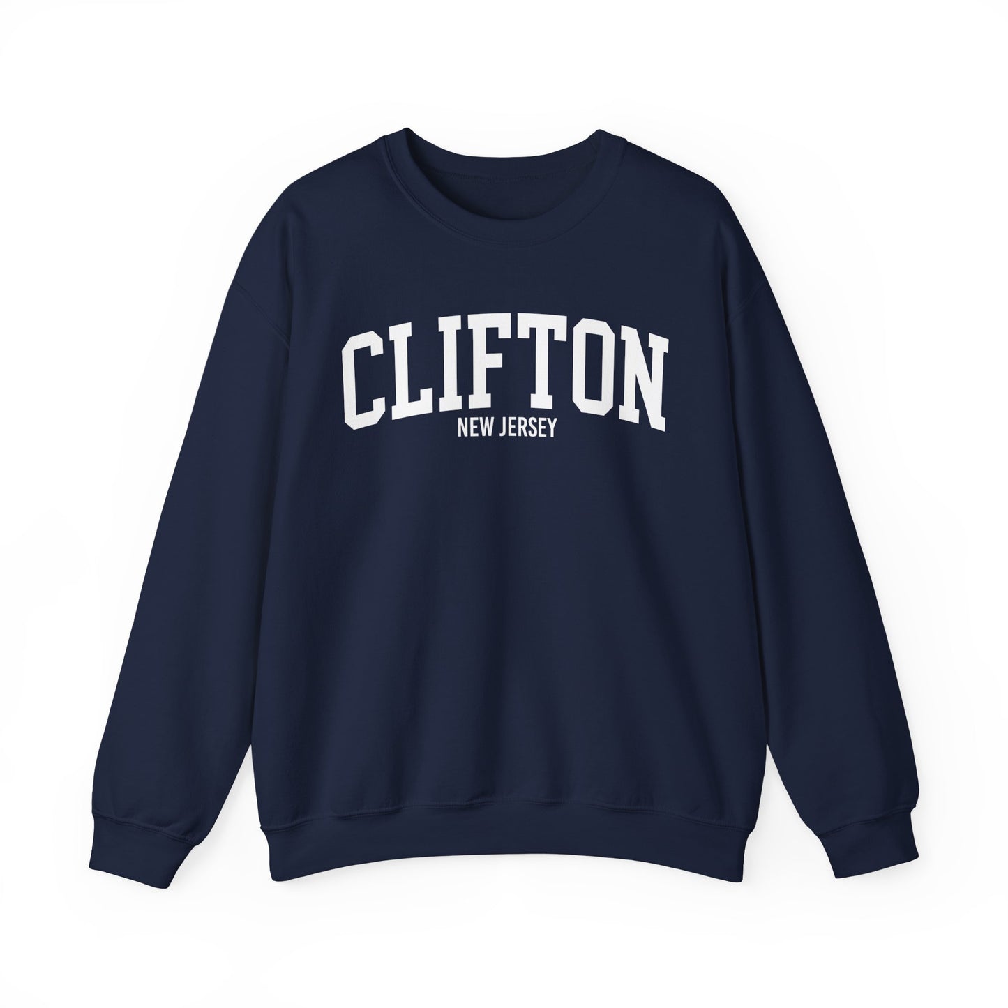Clifton City New Jersey Crewneck Sweatshirt