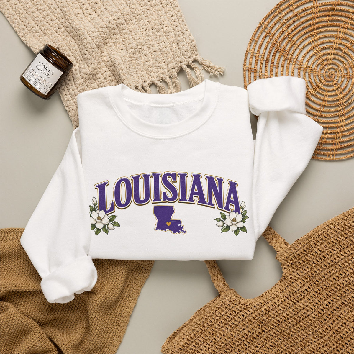 Louisiana Floral Sweatshirt