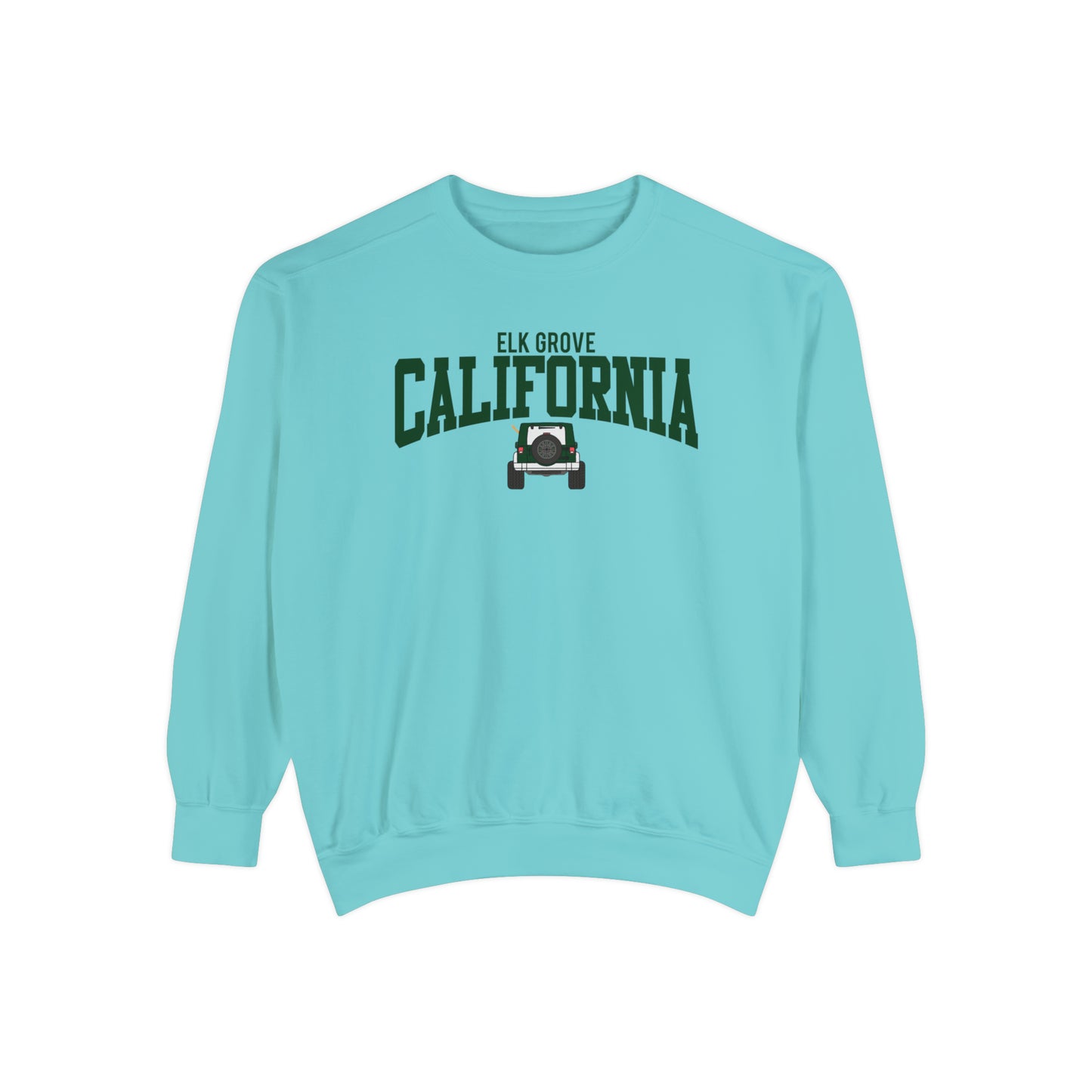 Elk Grove California Jeep Comfort Colors Sweatshirt