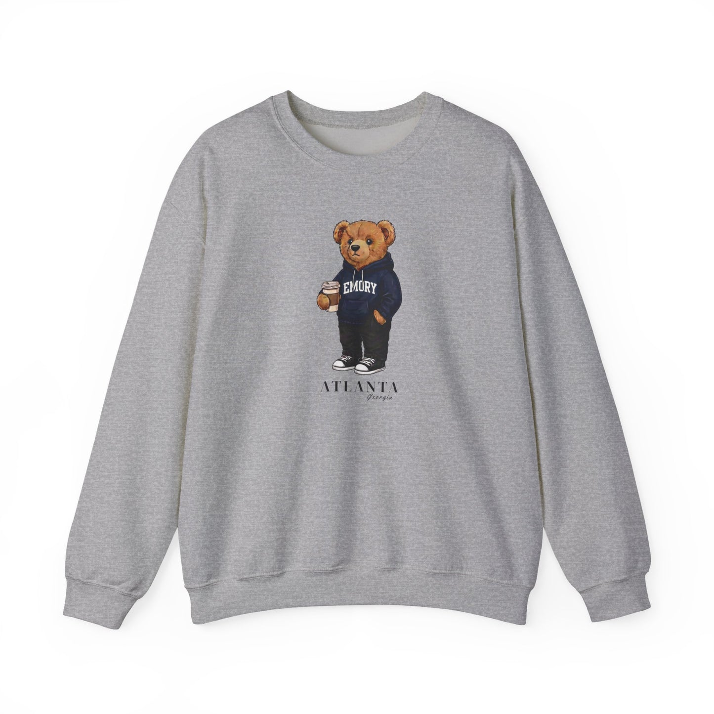 Atlanta, Georgia Teddy Bear Crewneck Sweatshirt