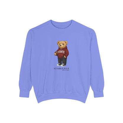 Starkville, Mississippi Teddy Bear Comfort Colors Sweatshirt