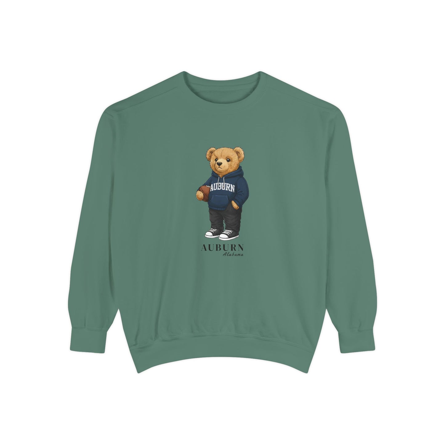 Auburn, Alabama Teddy Bear Comfort Colors Sweatshirt