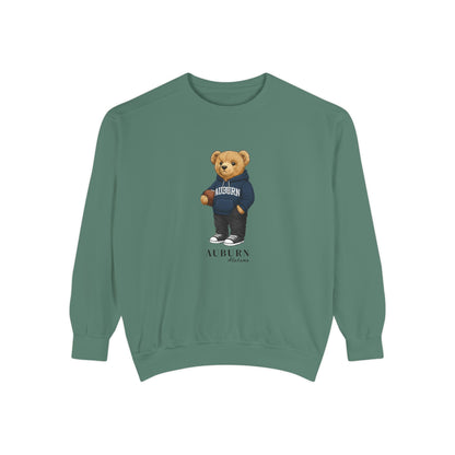 Auburn, Alabama Teddy Bear Comfort Colors Sweatshirt