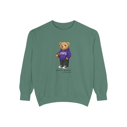 Baton Rouge, Louisiana Teddy Bear Comfort Colors Sweatshirt