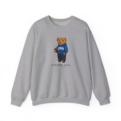 Newport News, Virginia Teddy Bear Crewneck Sweatshirt