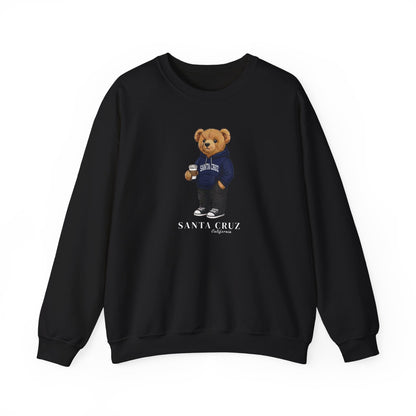 Santa Cruz, California Teddy Bear Crewneck Sweatshirt