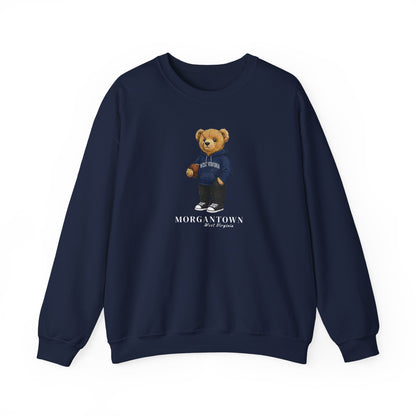Morgantown, West Virginia Teddy Bear Crewneck Sweatshirt