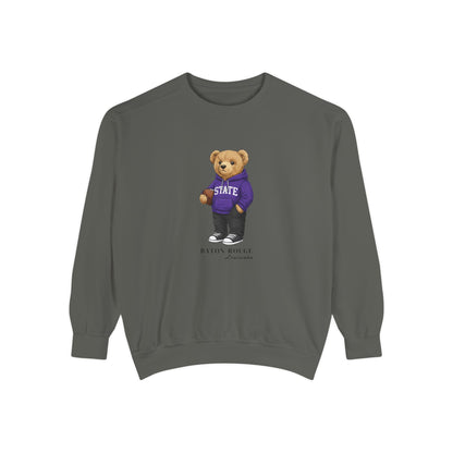 Baton Rouge, Louisiana Teddy Bear Comfort Colors Sweatshirt