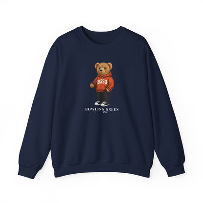 Bowling Green, Ohio Teddy Bear Crewneck Sweatshirt