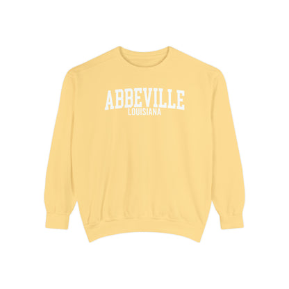 Abbeville Louisiana Comfort Colors Sweatshirt