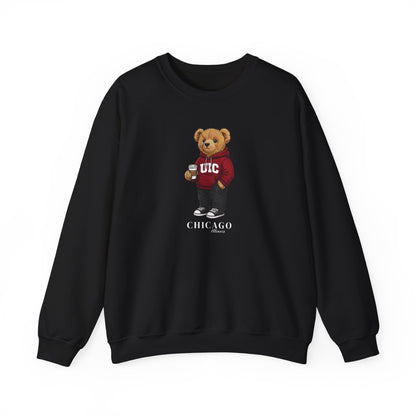 Chicago, Illinois Teddy Bear Crewneck Sweatshirt