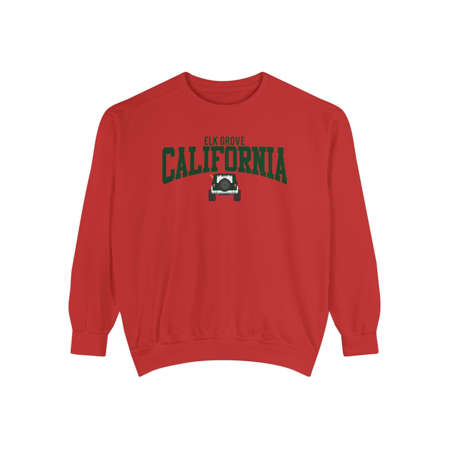 Elk Grove California Jeep Comfort Colors Sweatshirt