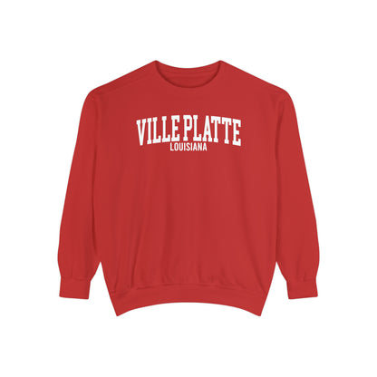 Ville Platte Louisiana Comfort Colors Sweatshirt