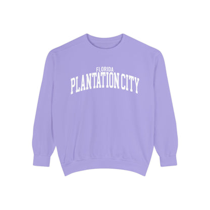 Plantation City Florida Comfort Colors Sweatshirt