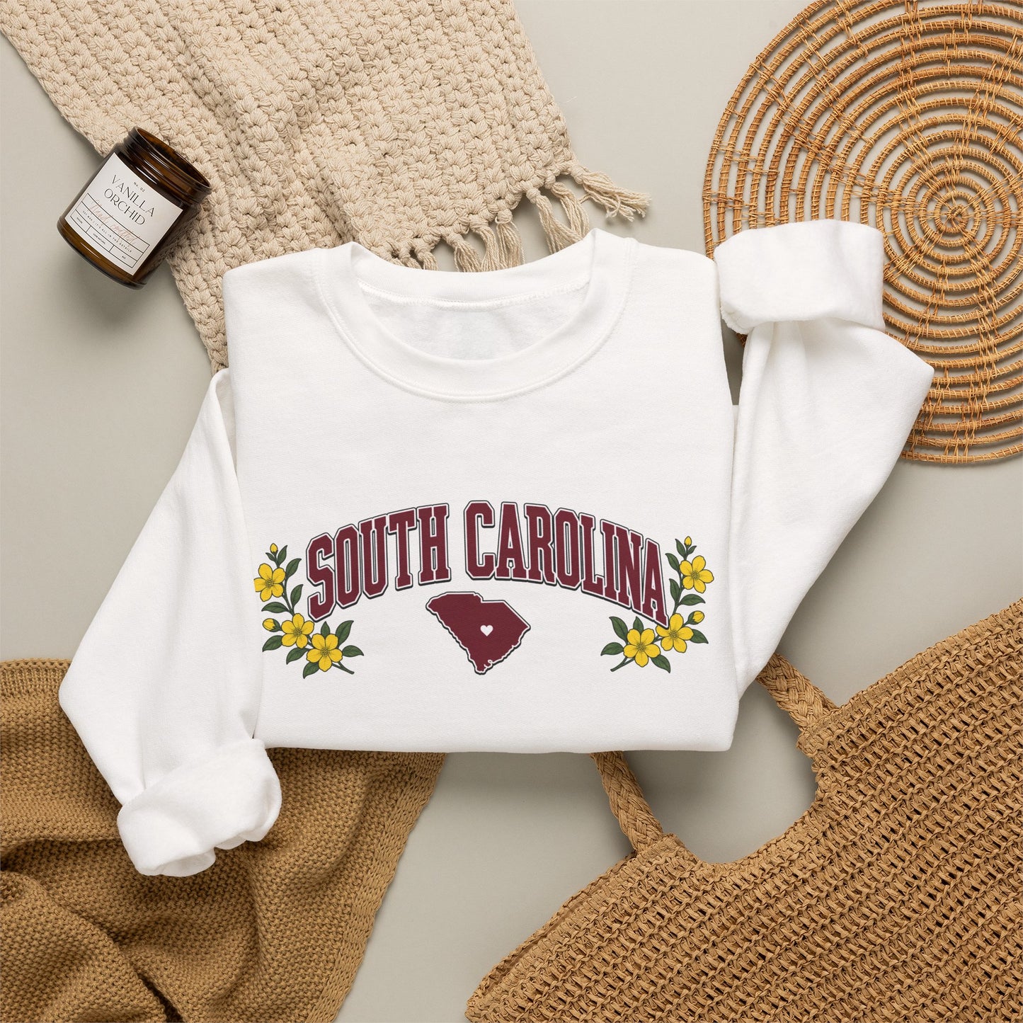 South Carolina Floral Sweatshirt