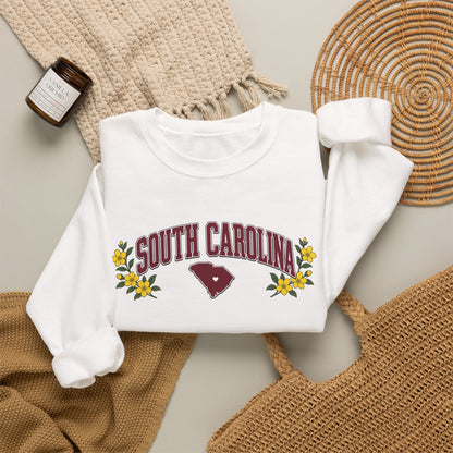 South Carolina Floral Sweatshirt