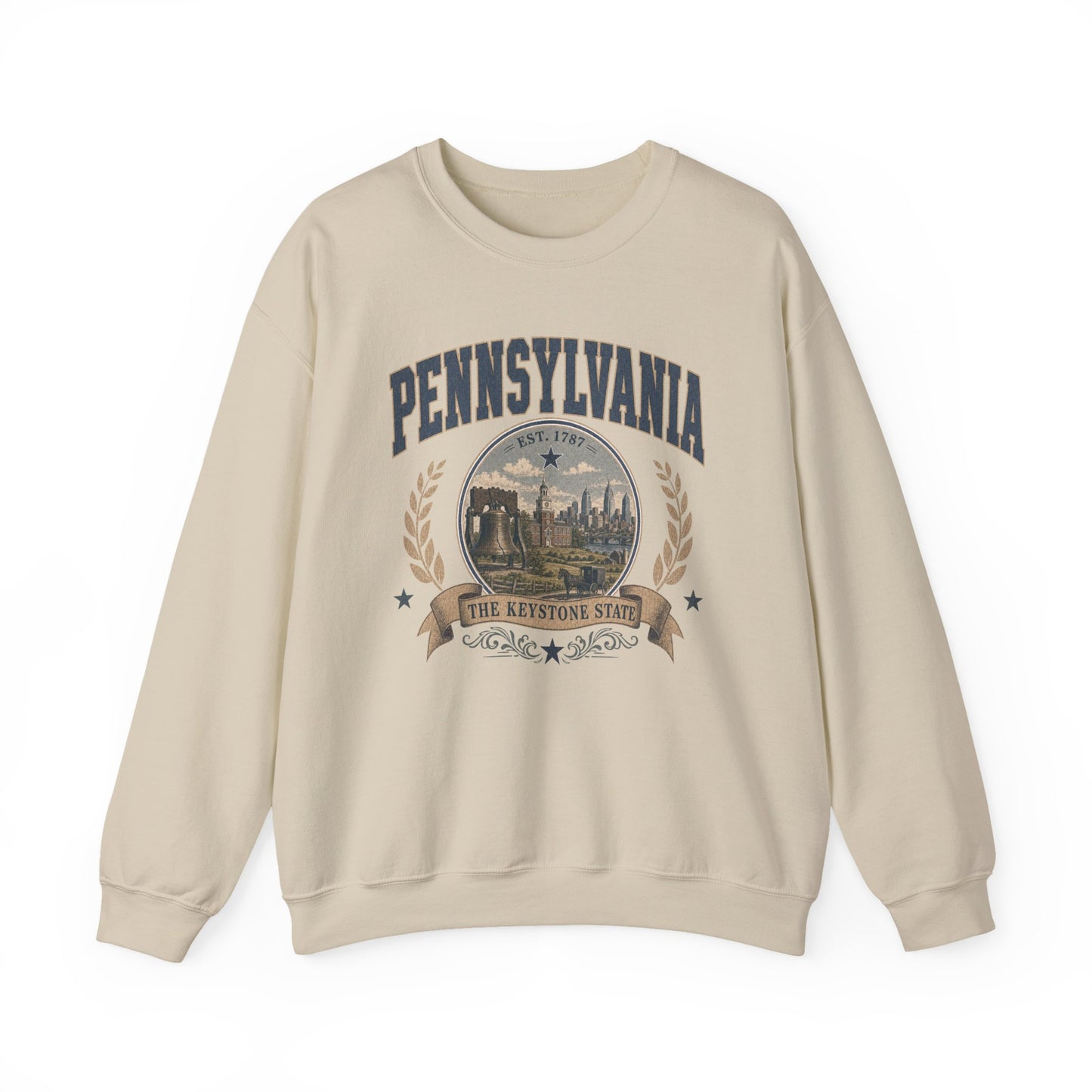 Vintage Pennsylvania - The Keystone State Crewneck Sweatshirt