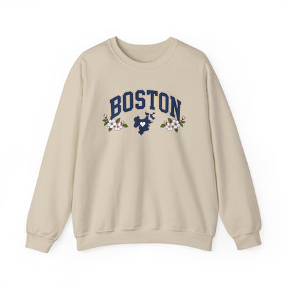 Boston Floral Sweatshirt
