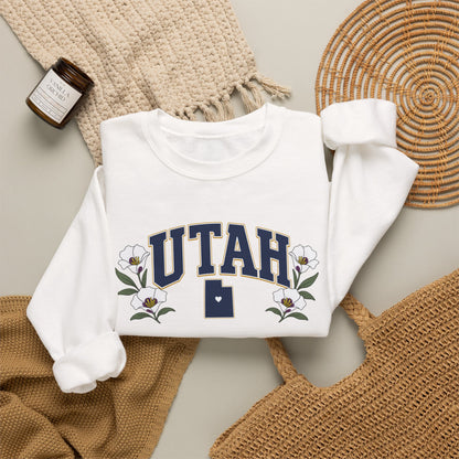 Utah Floral Sweatshirt