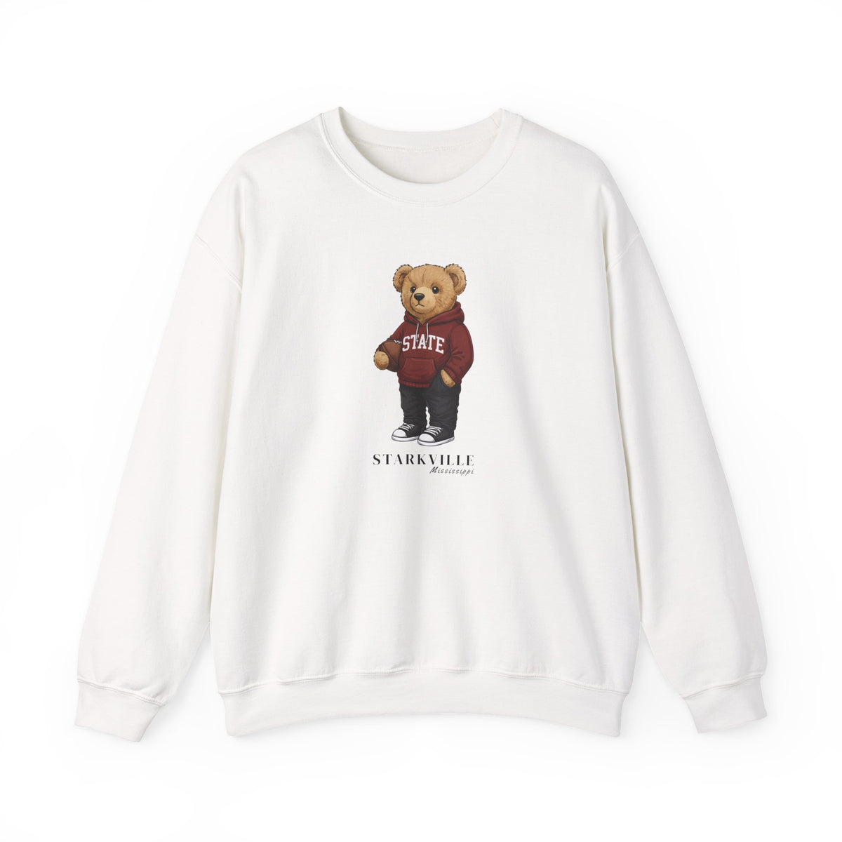 Starkville, Mississippi Teddy Bear Crewneck Sweatshirt