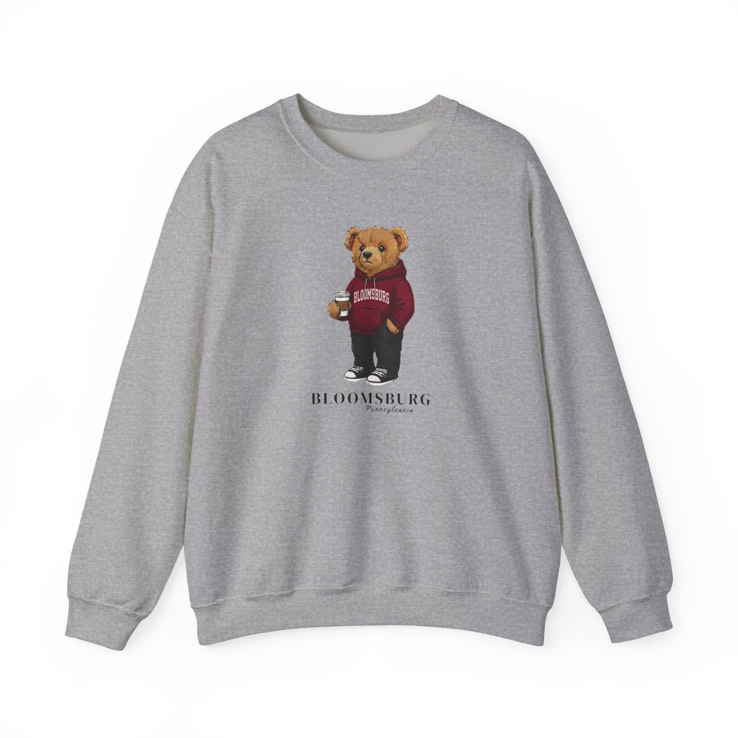 Bloomsburg, Pennsylvania Teddy Bear Crewneck Sweatshirt