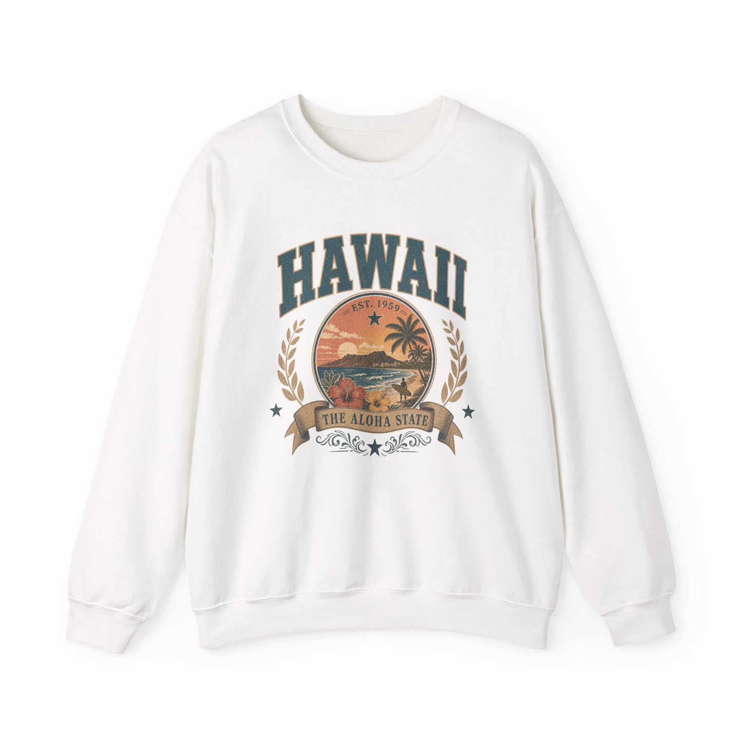 Vintage Hawaii - The Aloha State Crewneck Sweatshirt