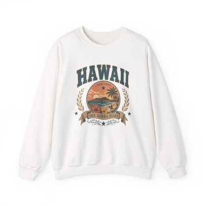 Vintage Hawaii - The Aloha State Crewneck Sweatshirt