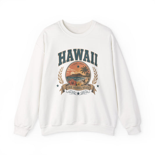 Vintage Hawaii - The Aloha State Crewneck Sweatshirt