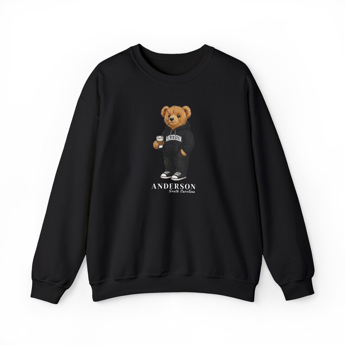 Anderson, South Carolina Teddy Bear Crewneck Sweatshirt
