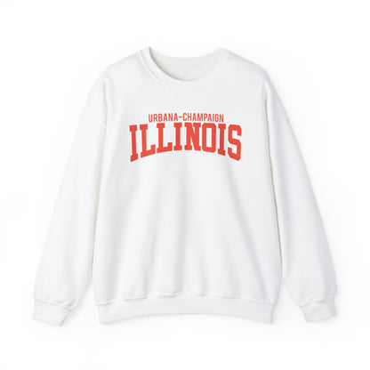 Illinois Champaign and Urbana Sweatshirt