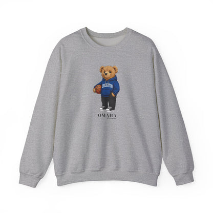 Omaha, Nebraska Teddy Bear Crewneck Sweatshirt