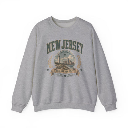 Vintage New Jersey - The Garden State Crewneck Sweatshirt