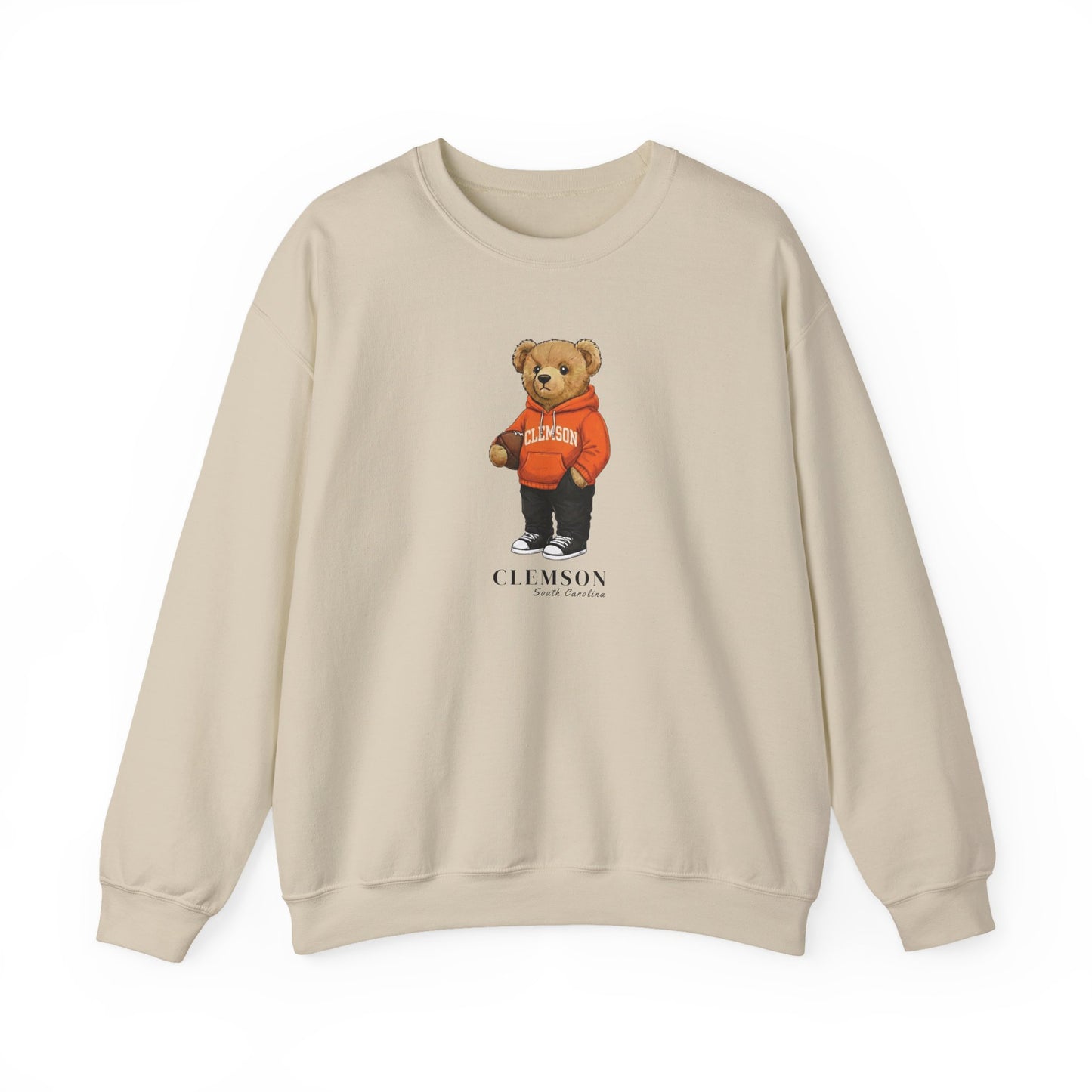Clemson, South Carolina Teddy Bear Crewneck Sweatshirt