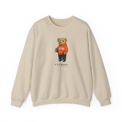 Clemson, South Carolina Teddy Bear Crewneck Sweatshirt