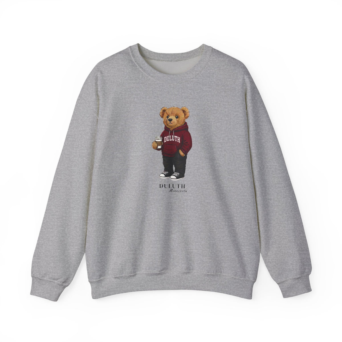 Duluth, Minnesota Teddy Bear Crewneck Sweatshirt