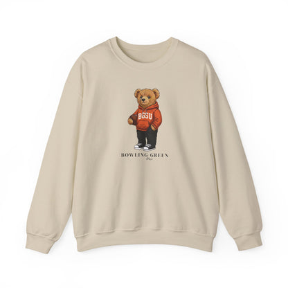 Bowling Green, Ohio Teddy Bear Crewneck Sweatshirt