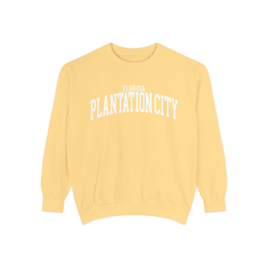 Plantation City Florida Comfort Colors Sweatshirt