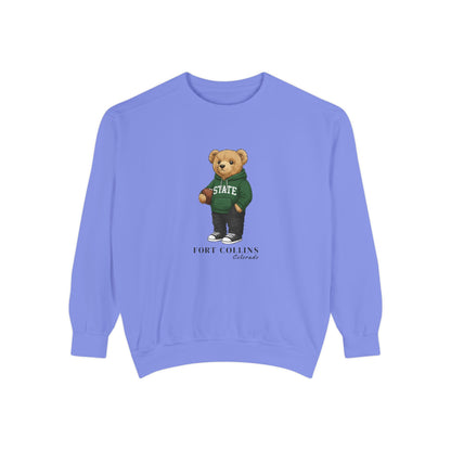 Fort Collins, Colorado Teddy Bear Comfort Colors Sweatshirt