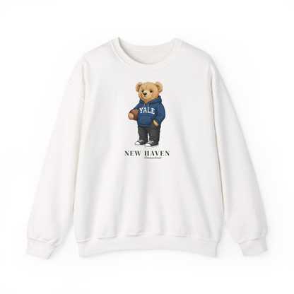New Haven, Connecticut Teddy Bear Crewneck Sweatshirt