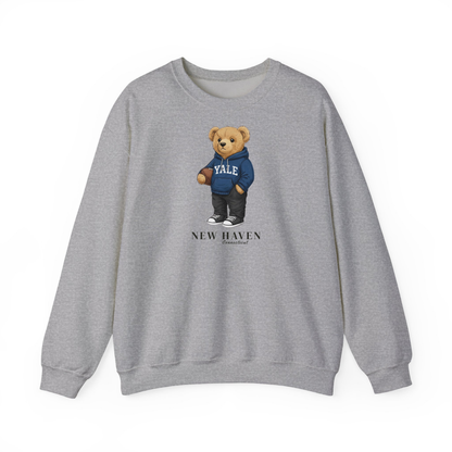 New Haven, Connecticut Teddy Bear Crewneck Sweatshirt