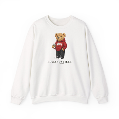 Edwardsville, Illinois Teddy Bear Crewneck Sweatshirt