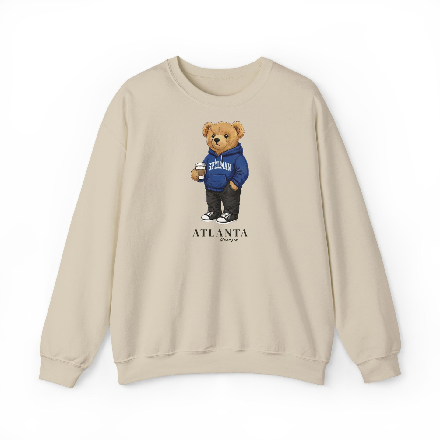 Atlanta, Georgia Teddy Bear Crewneck Sweatshirt