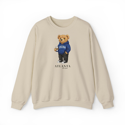 Atlanta, Georgia Teddy Bear Crewneck Sweatshirt