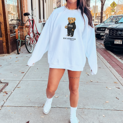 Richmond, Virginia Teddy Bear Crewneck Sweatshirt