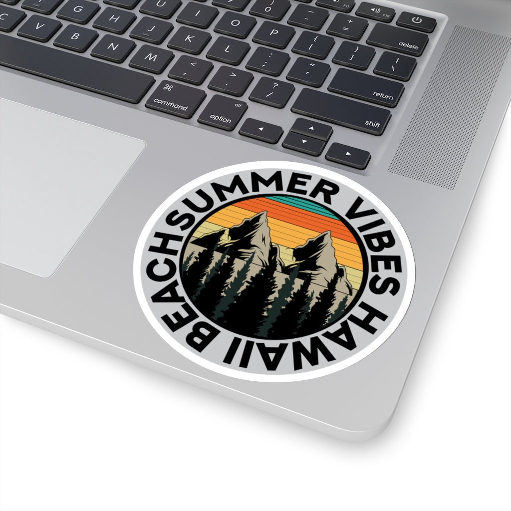 Summer Vibes Hawaii Beach Sticker