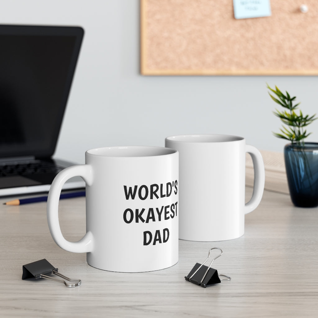 World's Okayest Dad Mug